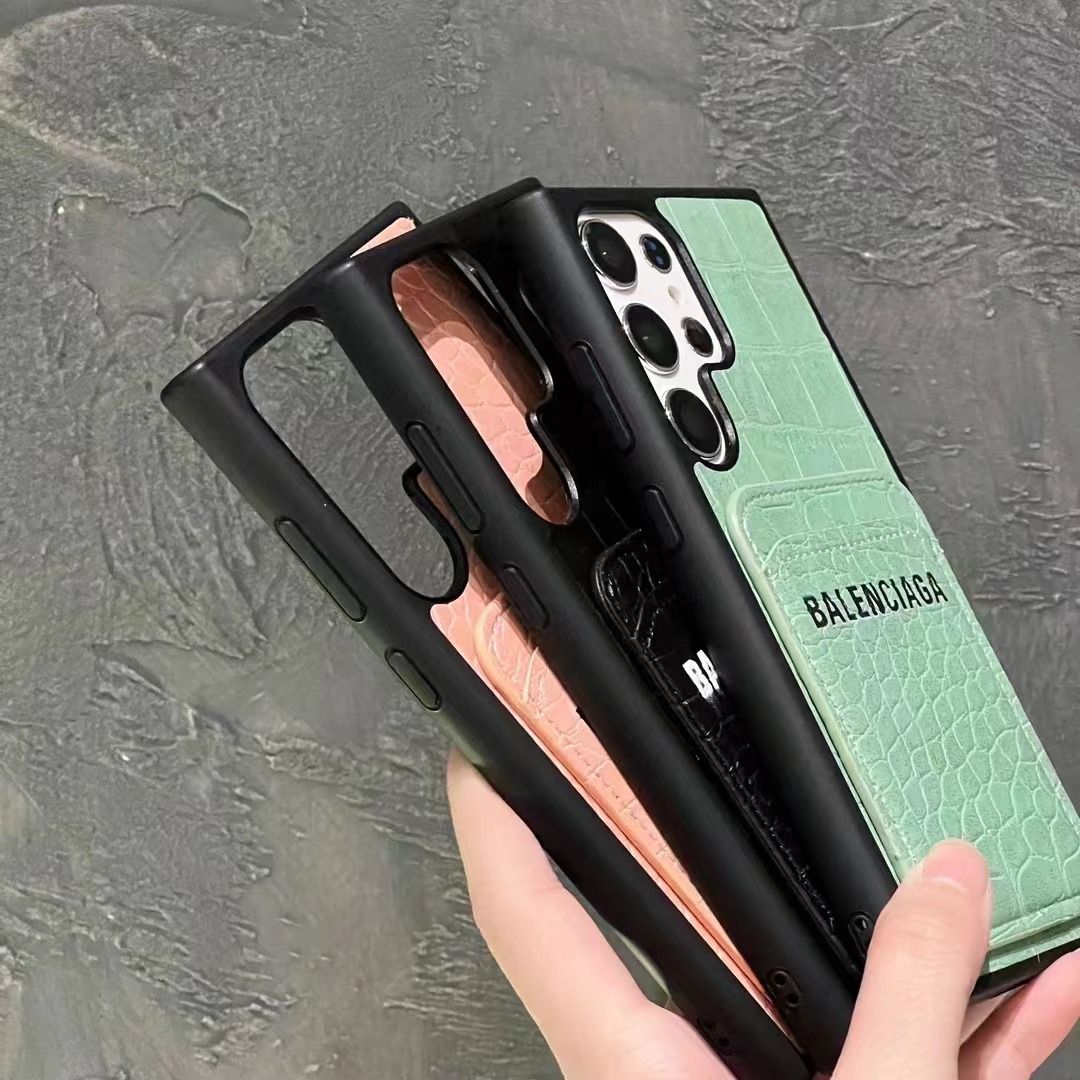 Crocodile Pattern Card Holder Samsung Galaxy Case