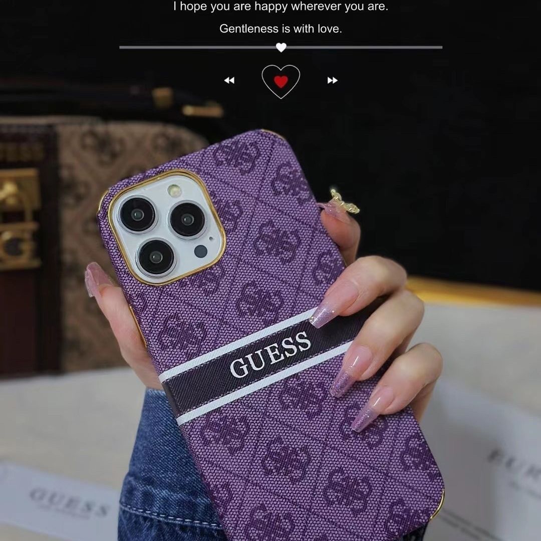 Electroplating Anti-Fall Retro Embossed Case