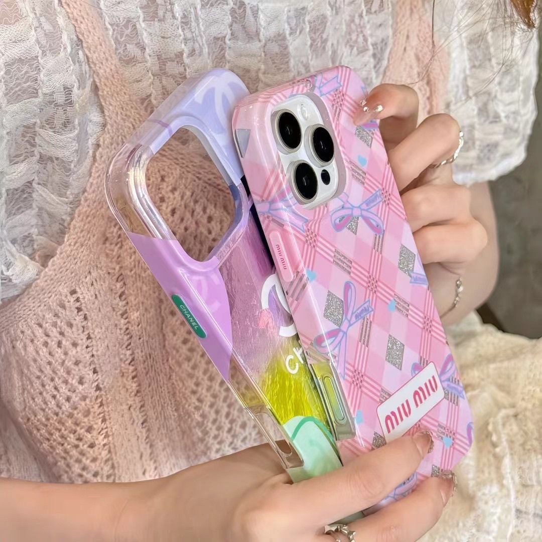Luxurious Cute Glitter Acrylic Case