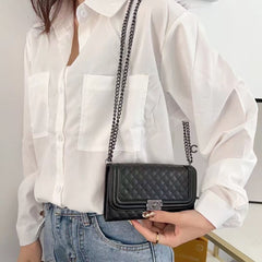 Fashionable Black Crossbody Bag Case