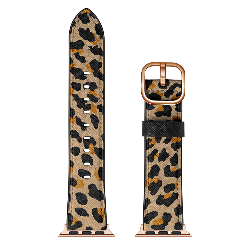 Leopard Leather Band