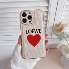 Fashion Woven Pattern Embossed Case