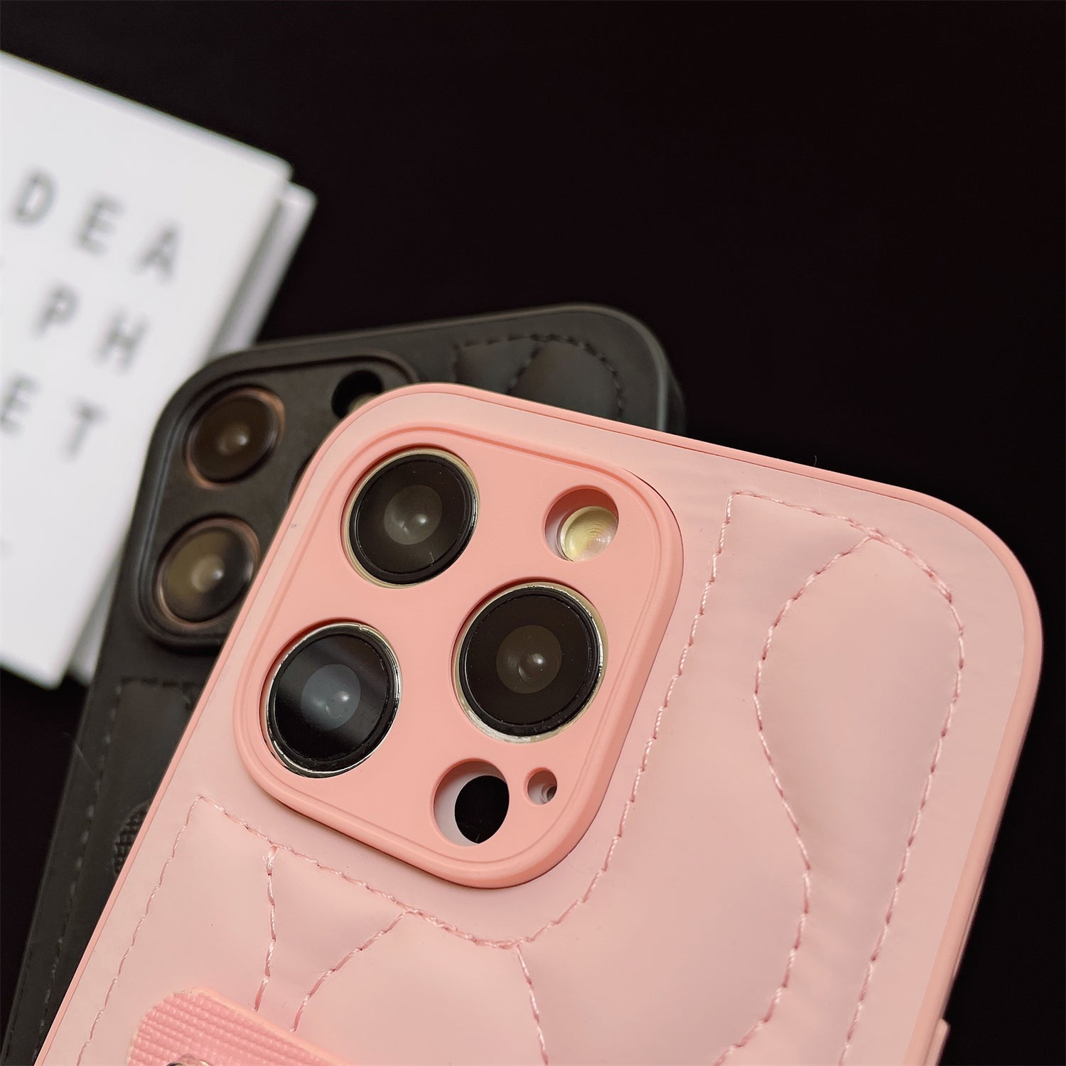 Triangle Logo Air Cushion Wave Pattern Case