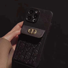 Embossed Leather Card Case