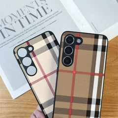 Retro Striped Plaid Samsung Galaxy Case