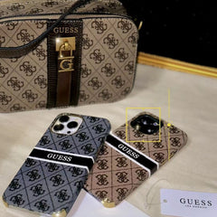 Electroplating Anti-Fall Retro Embossed Case