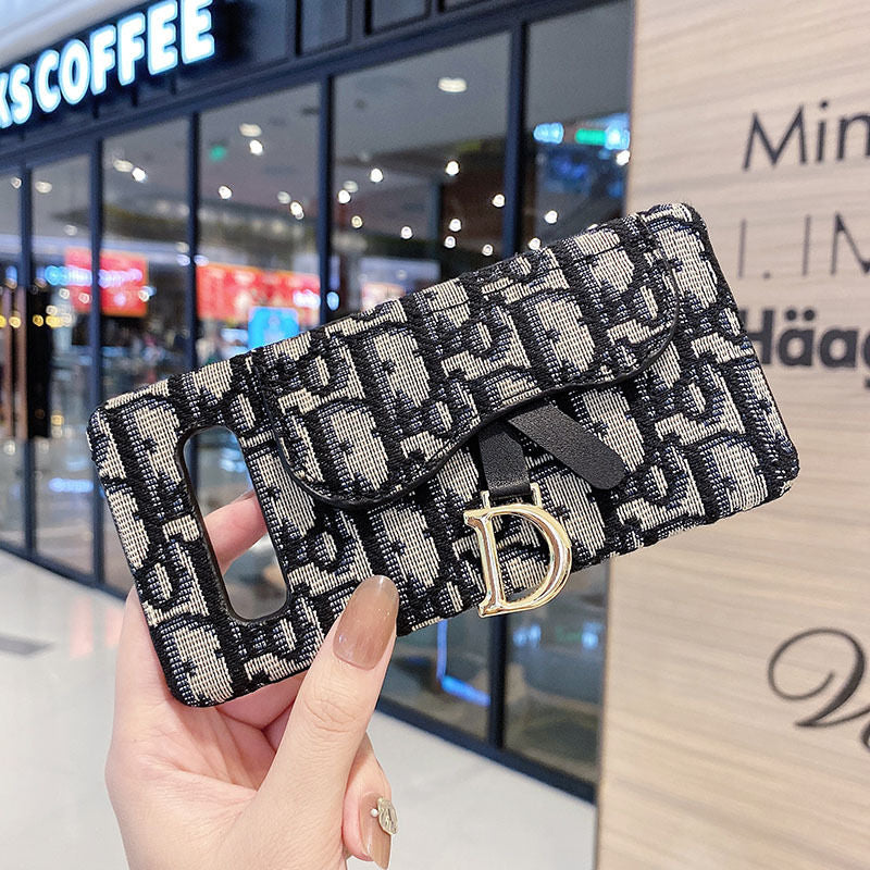 Fashion Embossed Card Holder Samsung Case