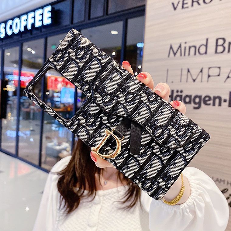 Fashion Embossed Card Holder Samsung Case