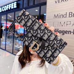 Fashion Embossed Card Holder Samsung Case