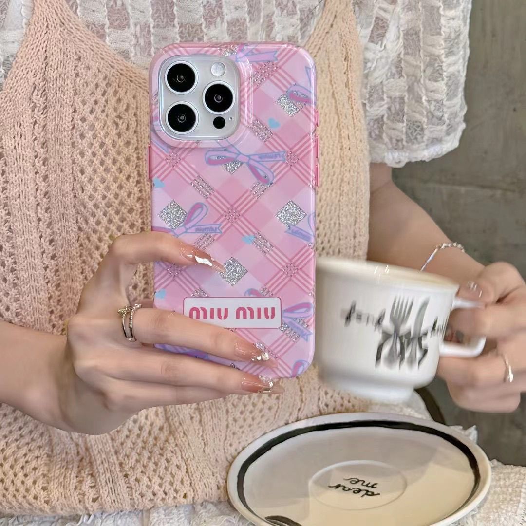 Luxurious Cute Glitter Acrylic Case