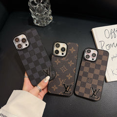 Leather Embossed Enamel Logo Case