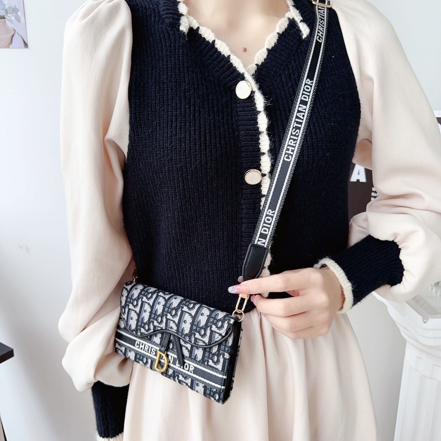 Vintage Bags Crossbody Lanyard Case