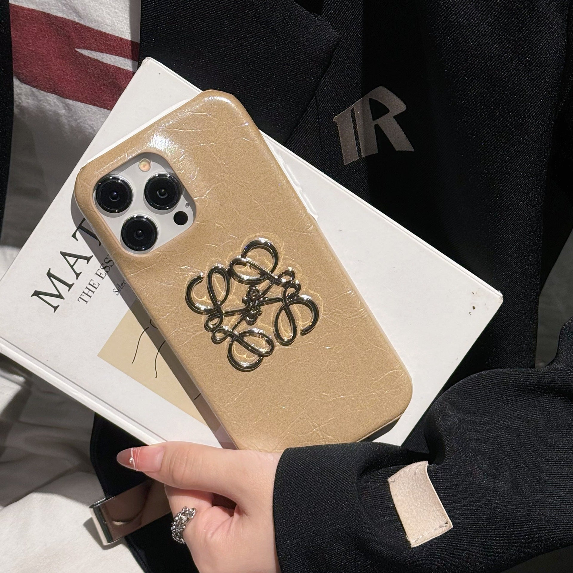 Leather Sequin Phone Case