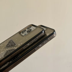Glitter Triangle Logo Quicksand Case