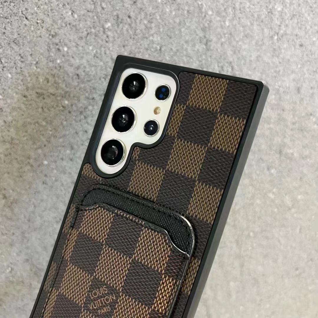 Classic Leather Card Holder Samsung Galaxy Case