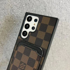 Classic Leather Card Holder Samsung Galaxy Case
