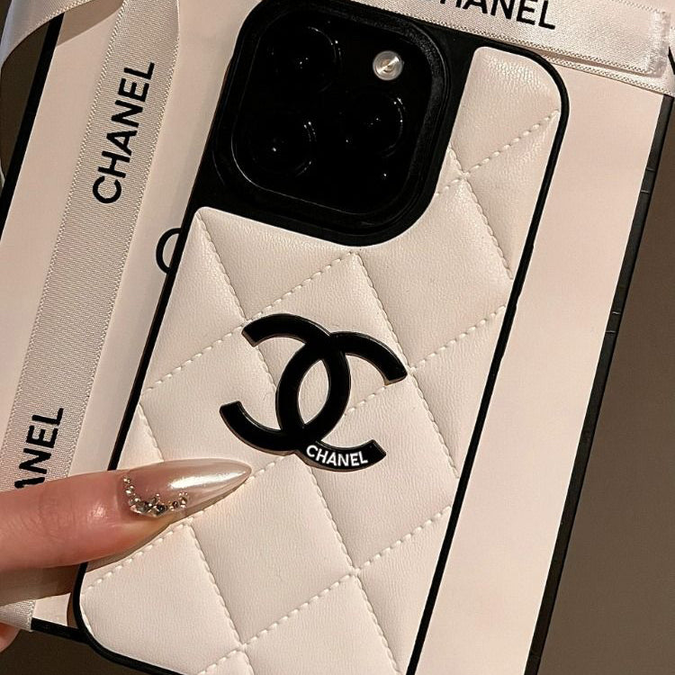 Fashionable Lozenge Leather Case