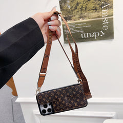 Luxury Stylish Leather Card Holder Crossbody Case