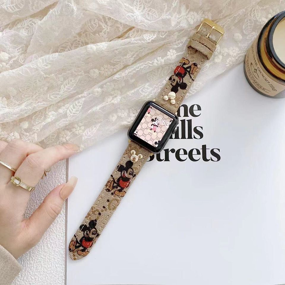 Cartoon Metal Embroidery Apple Watch Band