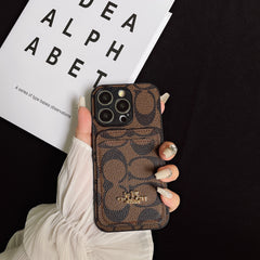 Classic Trendy Card Slot Embossed Case