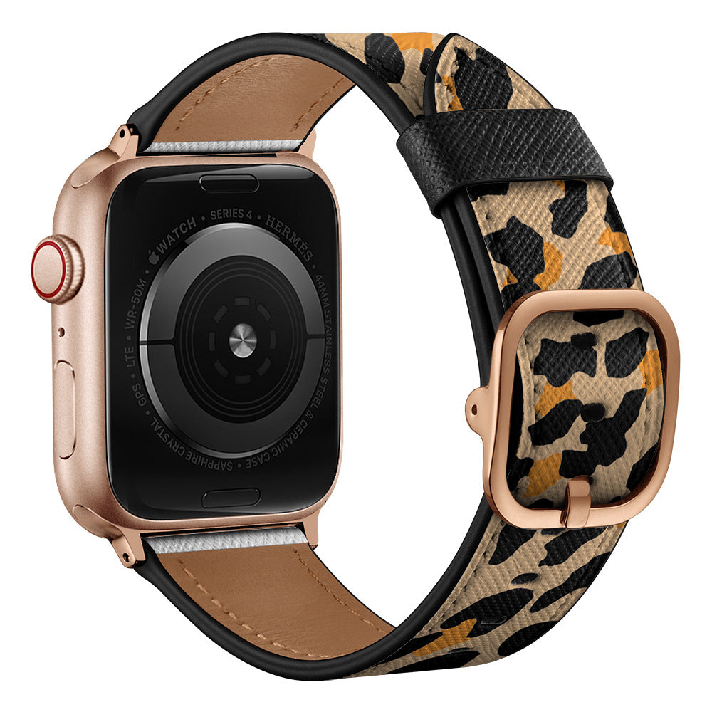 Leopard Leather Band