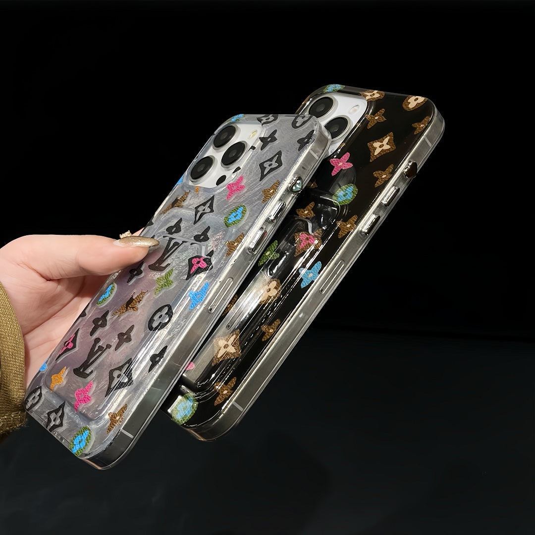 Shiny Embossed Card Slot Case