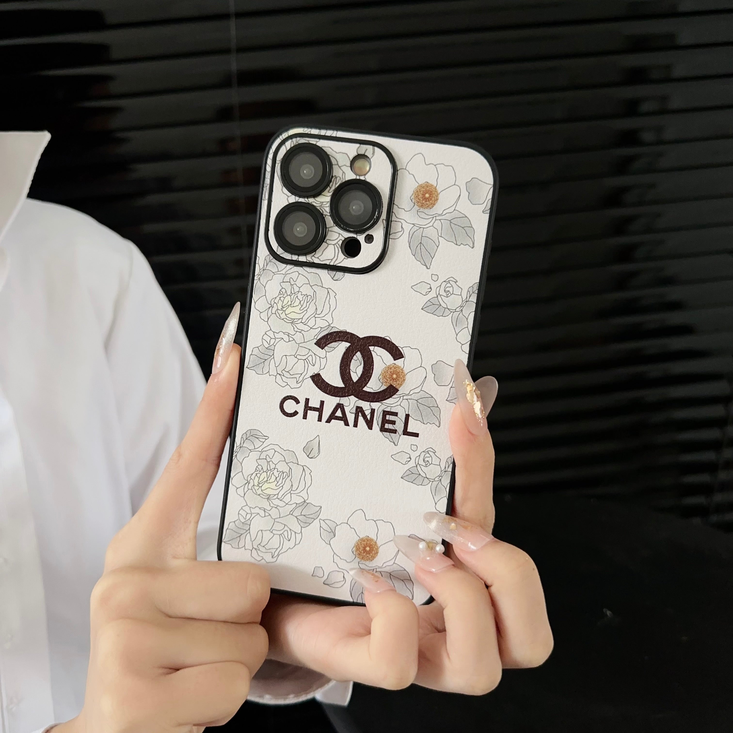 Fashion Floral Leather Case