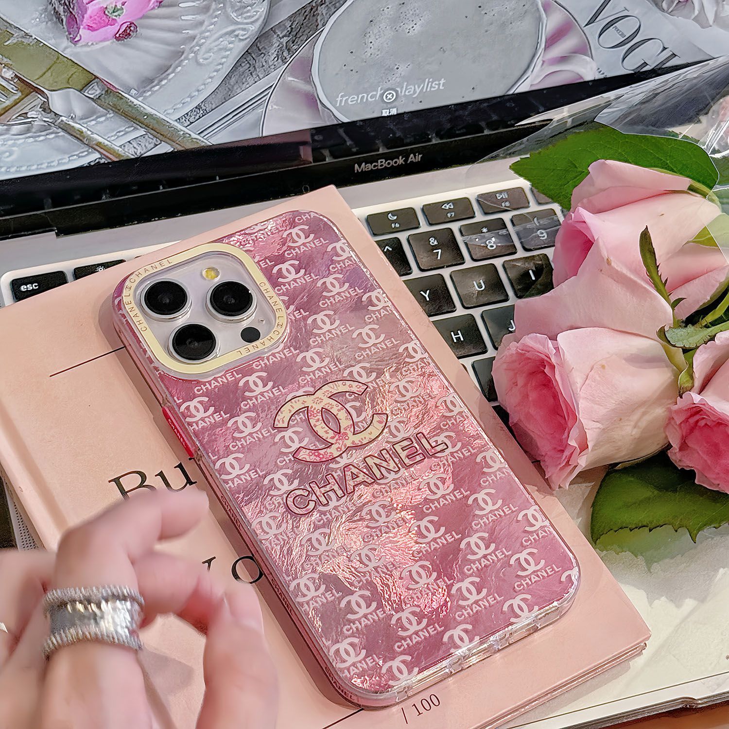 Trendy Glitter Embossed Case