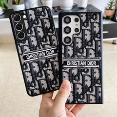 Vintage Canvas Embossed Samsung Case