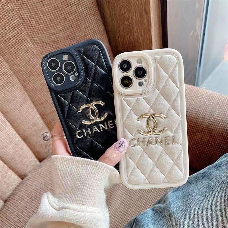 Gold-stamped Logo Soft Leather Case