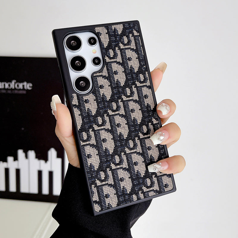 Vintage Canvas Embossed Samsung Galaxy Case