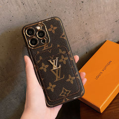 Electroplating Leather Embossed Card Case