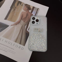 Quicksand Diamond Transparent Case
