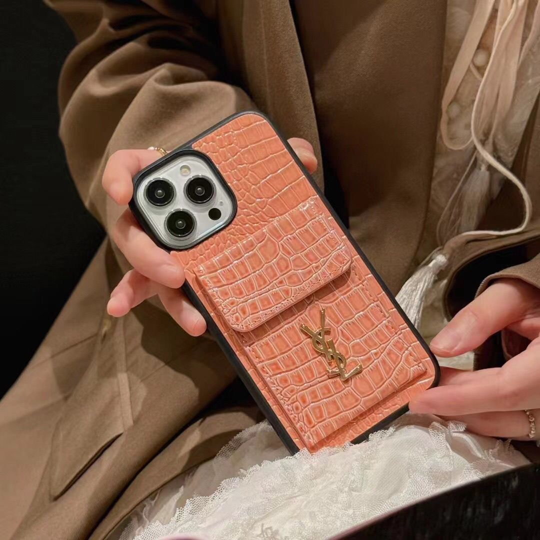Crocodile Pattern Leather Card Case