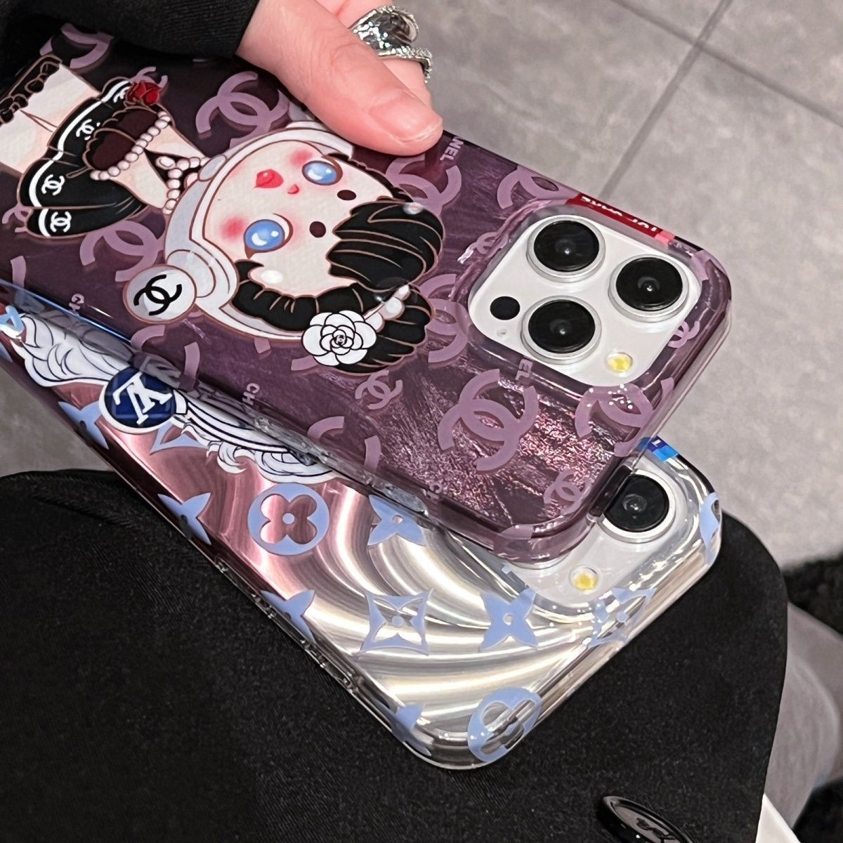 Cute Doll Embossed Case