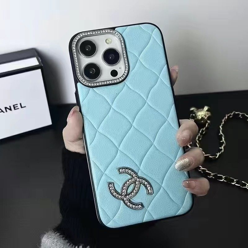 3D Leather Diamond Logo Case