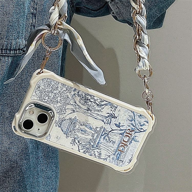 Vintage Embossed Silk Scarf Wristband Case
