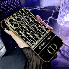 Sparkling Black Gold Full Embossed Case
