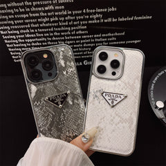 Mermaid Diamond Electroplated Triangle Logo Case