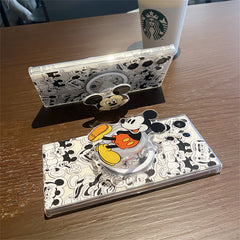 Cartoon Magnetic Bracket Samsung Case