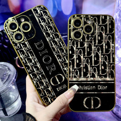 Sparkling Black Gold Full Embossed Case