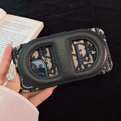 Embroidered Flip Card Holder Case