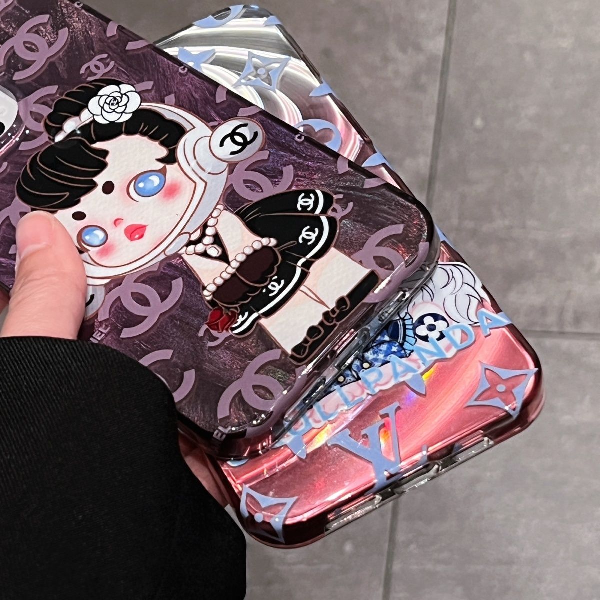 Cute Doll Embossed Case