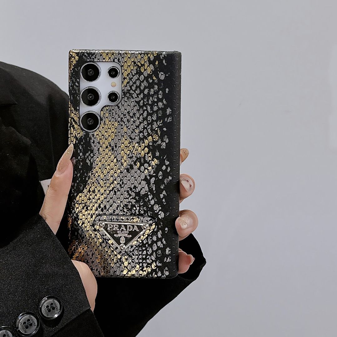 Laser Snake Pattern Triangle Logo Samsung Galaxy Case