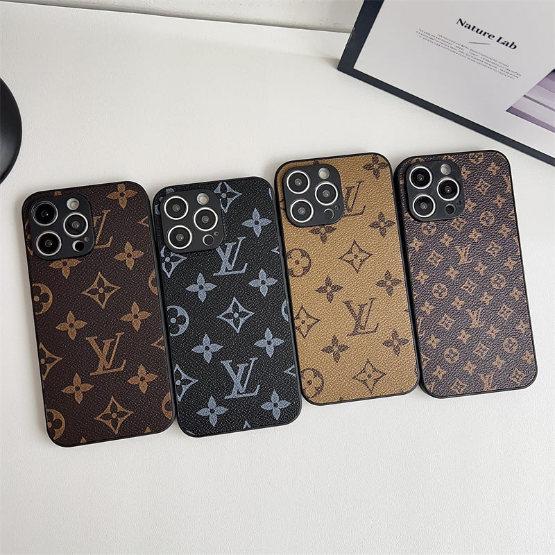 Classic Printed Leather All-Inclusive Case