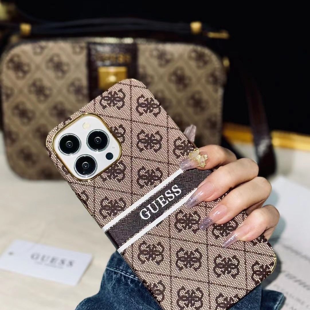 Electroplating Anti-Fall Retro Embossed Case