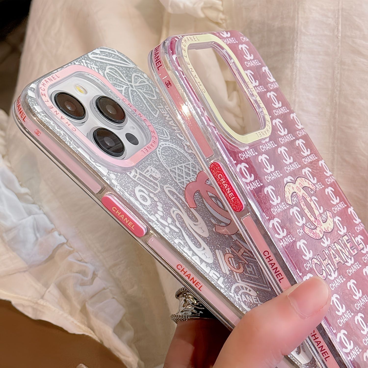 Trendy Glitter Embossed Case