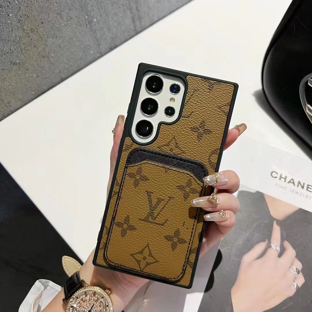 Classic Leather Card Holder Samsung Galaxy Case