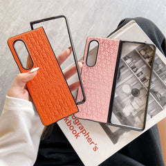 Leather Retro Embossed Fold Case