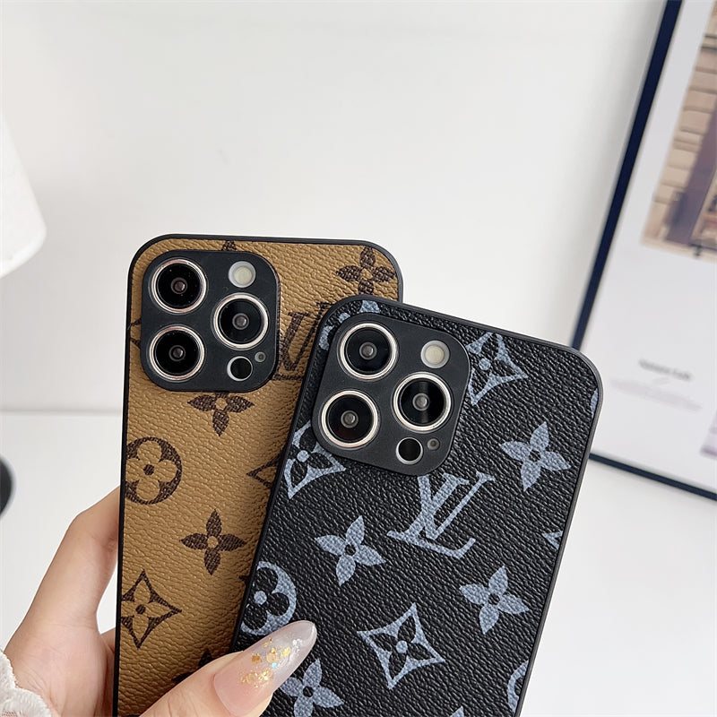 Classic Printed Leather All-Inclusive Case